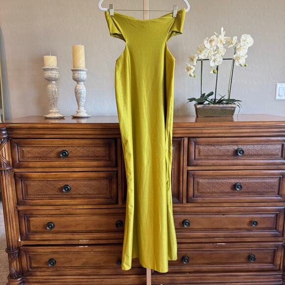 Baobab Petra Maxi Dress Lemon Zest M NWT $300 - Picture 7 of 12